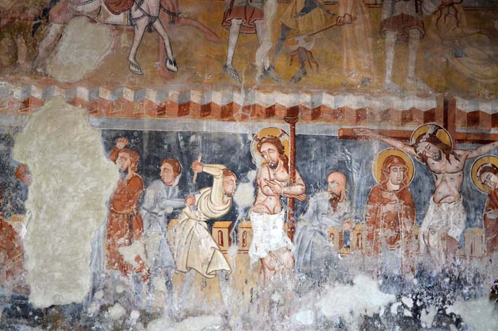 Gelence-Templom-Freskó-Háromszék